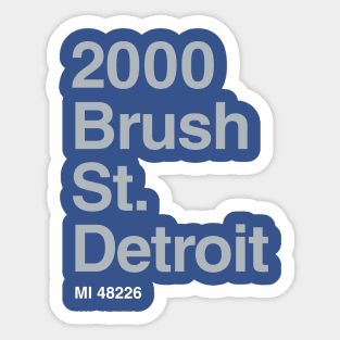 Detroit Lions Football Stadium Sticker